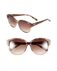 Kensie Kelly 57mm Sunglasses Brown One Size