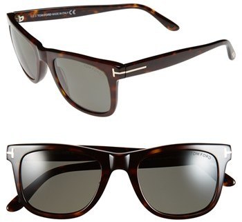 Tom Ford Leo 52mm Polarized Sunglasses, $395 | Nordstrom | Lookastic