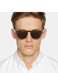 Illesteva Leonard Round Frame Acetate Sunglasses