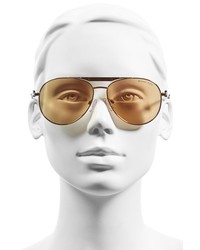Michael Kors Michl Kors 58mm Aviator Sunglasses Gold Smoke Gradient