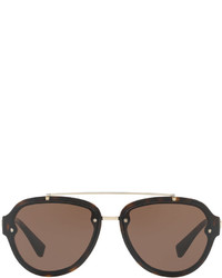 Versace Mirrored Aviator Sunglasses