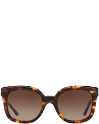 Tory Burch Modern T Cat Eye Sunglasses Vintage Tortoise