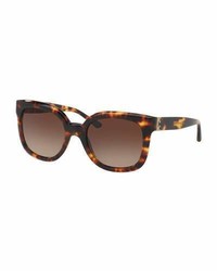 Tory Burch Modern T Cat Eye Sunglasses Vintage Tortoise