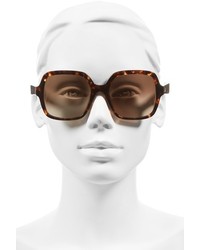 Kate Spade New York Katels 54mm Sunglasses Burgundy Havana Glitter