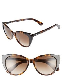 Kate Spade New York Sherylyn 54mm Sunglasses Havana Black