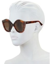 Gucci Oversize Crystal Trim Eye Sunglasses
