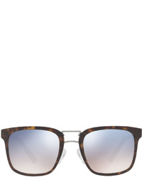 Prada Oversized Square Acetate Sunglasses Brown Tortoiseshell