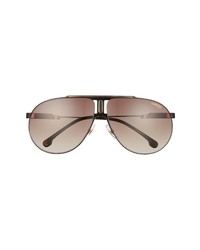 Carrera Eyewear Panamerika 65mm Aviator Sunglasses In Dark Ruthen Gray At Nordstrom