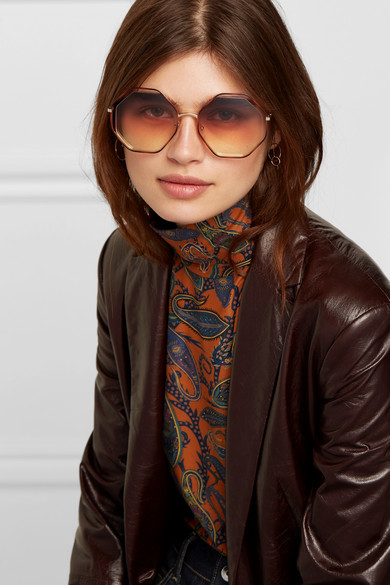 Chloe poppy octagon store sunglasses