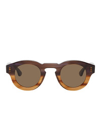Thierry Lasry Purple And Brown Rumbly Sunglasses