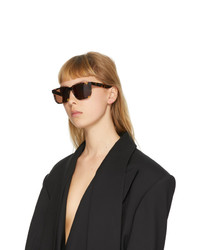 Bottega Veneta Rectangular Angular Sunglasses