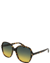 Gucci Rectangular Gg Gradient Sunglasses