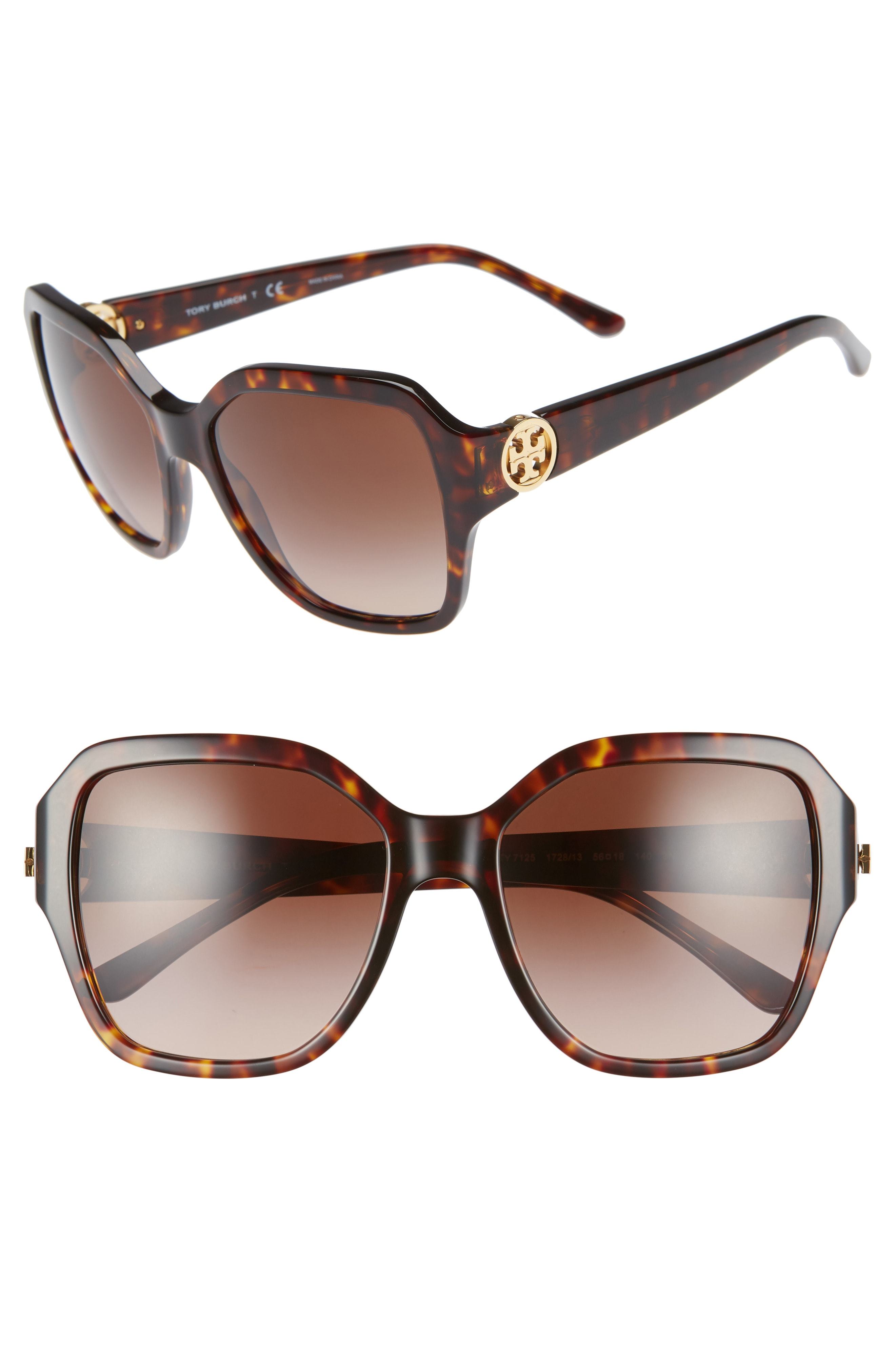 Tory burch reva store large square sunglasses