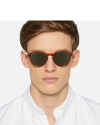 Orlebar Brown Round Frame Acetate Sunglasses