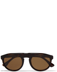 Dries Van Noten Round Frame Tortoiseshell Acetate Sunglasses