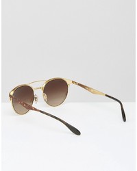 Ray-Ban Round Sunglasses In Tort 0rb3545