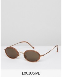 Reclaimed Vintage Round Sunglasses In Tortoiseshell