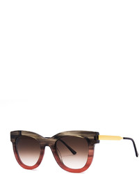 Thierry Lasry Sexxxy Ombre Acetatemetal Sunglasses Brown Pattern