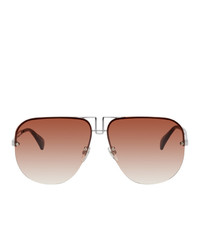 Givenchy Silver And Brown Gv 7126s Sunglasses