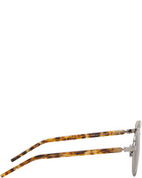 Kenzo Silver Aviator Sunglasses