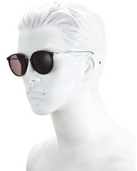 Ermenegildo Zegna Speckled Round Sunglasses