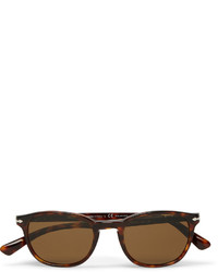Persol Square Frame Tortoiseshell Acetate Polarised Sunglasses