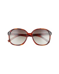 Le Specs Stupid Cupid 56mm Round Sunglasses In Toffee Tortkhaki Grad At Nordstrom