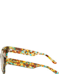 Sun Buddies Brown Turquoise Speckled Type 05 Sunglasses