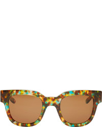 Sun Buddies Brown Turquoise Speckled Type 05 Sunglasses