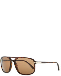 Tom Ford Terry Acetate Sunglasses Brown