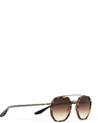 Barton Perreira Themis Aviator Style Tortoiseshell Acetate Sunglasses