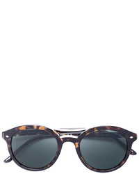 Giorgio Armani Tortoiseshell Round Frame Sunglasses