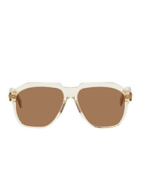 Bottega Veneta Transparent Aviator Sunglasses