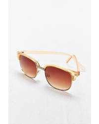 Urban Outfitters Amber Lens Round Sunglasses