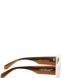 Off-White White Brown Austin Sunglasses