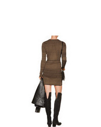 Sonia Rykiel Knitted Cotton Blend Sweater Dress