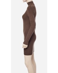 Max Studio Stretch Crepe Sweater Dress