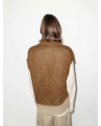 Nick Fouquet Urdin Knitted Linen Vest