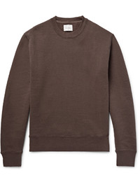 Steven Alan Fleece Back Cotton Jersey Sweatshirt