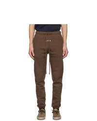 Essentials Brown Fleece Lounge Pants