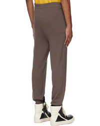 Rick Owens Gray Tapered Lounge Pants