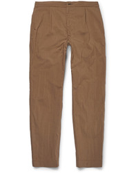 Camoshita Tapered Cotton Blend Trousers