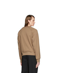 Neil Barrett Brown Chain Sweatshirt