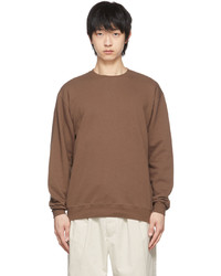 Beams Plus Brown Cotton Sweatshirt