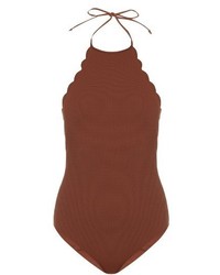 Brown Swimsuit