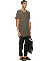 Versace Khaki Long T Shirt