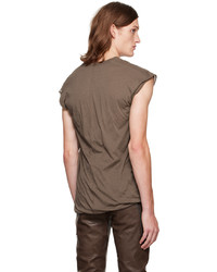Rick Owens Gray Double Dylan T Shirt