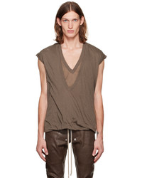 Rick Owens Gray Double Dylan T Shirt