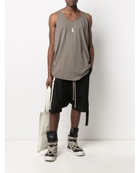 Rick Owens DRKSHDW Logo Print Cotton Tank