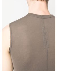 Rick Owens Longline Crew Neck Tank Top